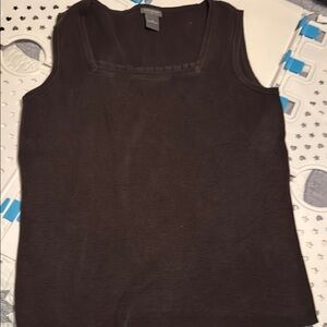J. Crew Black Tank Top Square Neckline